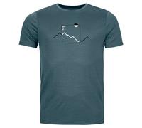 Ortovox - 150 Cool Peak Focus T-Shirt - Merino shirt size XL, grey