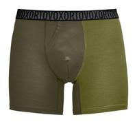 Ortovox - Men's breathable Merino wool Boxer - 150 Essential Boxer Briefs M Dark Wild Herbs for Men in Wool - Size L - Khaki Khaki L