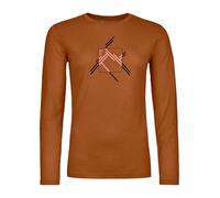 ORTOVOX 185 Merino MTN Cutout LS W, 83076, Bristle Brown, XS