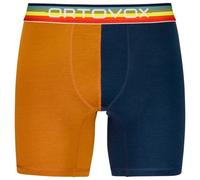 Ortovox - 185 Rock'N'Wool Boxer - Merino base layer size XL, orange/blue