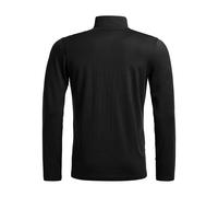 Ortovox 185 Rock'N'Wool Zip Neck Men's Black Raven Men’s Sweater XL