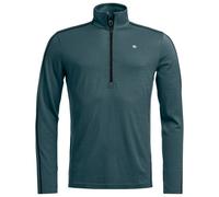 Ortovox - 185 Rock'N'Wool Zip Neck - Merino base layer size L, blue