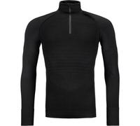 Ortovox - Merino wool long sleeve technical top - 230 Competition Zip Neck M Black Raven for Men in Wool - Size S Black S
