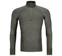Ortovox - Merino wool base layer - 230 Competition Zip Neck M Dark Sage for Men in Wool - Size L - Brown Brown L