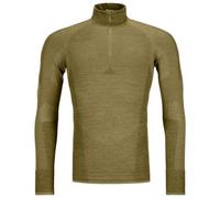Ortovox - Merino Wool Base Layer - 230 Competition Zip Neck M Wild Herbs for Men in Wool - Size M - Green Green