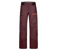 Ortovox - Freeriding trousers - 3L Ravine Shell Pants W Winetasting for Women in Wool - Size XS - Burgundy Burgundy XS