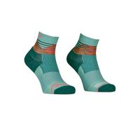 Ortovox - Women's All Mountain Quarter Socks - Merino socks size 39-41, turquoise