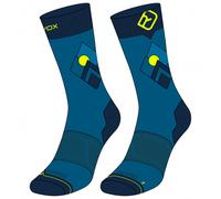 Ortovox Alpine Light Comp Mid Socks - Merino socks - Men's Mountain Blue 39 - 41