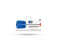 Ortovox - Avalanche safety kit - Rescue Set Diract Voice in Aluminium - Blue Blue one size