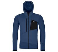 Ortovox - Fleece Grid Hoody M Blue Nunatak - L - Fleece