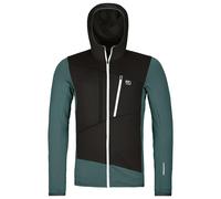 Ortovox Fleece Grid Hoody - Merino Fleece jacket - Men's Dark Arctic Grey L