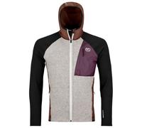Ortovox - Fleece Grid Plus Classic Knit Hoody - Fleece jacket size M, grey