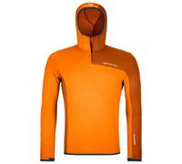 Ortovox - Fleece Light Grid ZN Hoody - Fleece jumper size S, orange