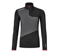 ORTOVOX FLEECE LIGHT ZIP NECK W, 87112, black raven, M