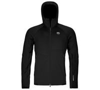 Fleece jacket Ortovox FLEECE RIB HOODY M (black raven) Men