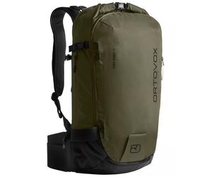 ORTOVOX Free Rider 28 Lightweight Ski/Snowboard Backpack/Pack, Dark Herbs - 28L