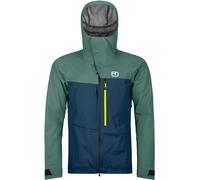Ortovox - Freeride Jacket - 3L Ravine Shell Jacket M Deep Ocean for Men in Wool - Size L - Green Green L