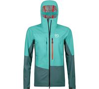Ortovox - Freeride Jacket - Mesola Jacket W Ice Waterfall for Women in Softshell - Size S - Green Green S