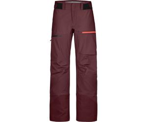Ortovox - Freeriding trousers - 3L Ravine Shell Pants W Winetasting for Women in Wool - Size S - Burgundy Burgundy S