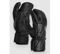 Ortovox Full Leather 3 Finger Gloves black raven L