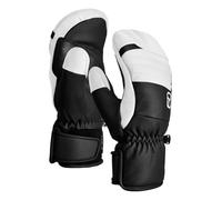 ORTOVOX FULL LEATHER MITTEN W, 56345, black raven, L