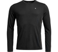 Ortovox - Haut technique manches longues en laine de mérinos - 185 Rock'N'Wool LS M Black Raven for Men in Wool - Size M Black M