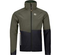 Ortovox - Lightweight, breathable and windproof ski touring Jacket - Punta Berrino Hooded Jacket M Dark Wild Herbs for Men in Softshell - Size L - Khaki Khaki L