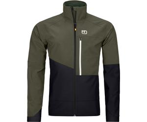 Ortovox - Lightweight, breathable and windproof ski touring Jacket - Punta Berrino Jacket M Dark Wild Herbs for Men in Softshell - Size S - Blue Blue S