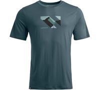 Ortovox - Lightweight Merino wool hiking T-shirt - 140 Cool Landscape T-shirt M Dark Arctic Grey for Men in Wool - Size M Grey M