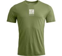 Ortovox - Lightweight technical hiking T-shirt - 120 Cool Tec Abstract T-shirt M Wild Herbs for Men in Wool - Size M - Green Green M