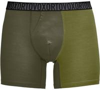 Ortovox - Men's breathable Merino wool Boxer - 150 Essential Boxer Briefs M Dark Wild Herbs for Men in Wool - Size L - Khaki Khaki L