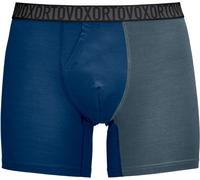 Ortovox - Men's breathable Merino wool Boxer - 150 Essential Boxer Briefs M Deep Ocean for Men in Wool - Size L - Blue Blue L