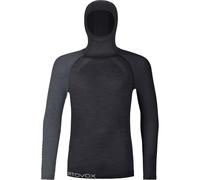 Ortovox 120 Comp Light Hoody - Merino base layer - Men's Black Raven XXL