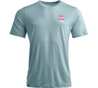 Ortovox - Merino wool and Tencel™ hiking T-shirt - 140 Cool Mountain Gradient T-shirt M Glacier Grey for Men in Wool - Size L Grey L