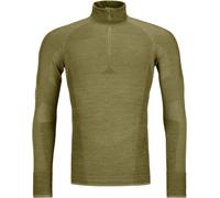 Ortovox - Merino Wool Base Layer - 230 Competition Zip Neck M Wild Herbs for Men in Wool - Size L - Green Green L