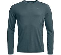 Ortovox - Merino wool Base layers - 185 Rock'N'Wool Long Sleeve M Dark Arctic Grey for Men in Wool - Size L - Blue Blue L