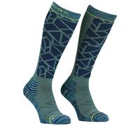 Ortovox - Merino wool Socks - Ski Tour Comp Long Socks M Deep Ocean for Men in Wool - Size 42-44 - Blue Blue 42-44