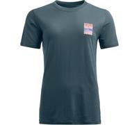 Ortovox - Merino wool t-shirt - 140 Cool Mtn Gradient T-shirt W Dark Arctic Grey for Women in Wool - Size L Grey L