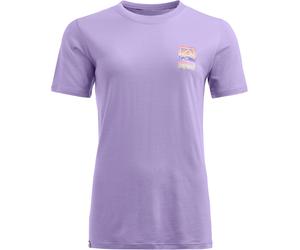 Ortovox - Moisture- and temperature-regulating merino wool and Tencel™ hiking T-shirt - Women's - 140 Cool Mountain Gradient T-shirt W Lush Lavender - 140 Cool Mountain Gradient T-shirt W Lush Lavende