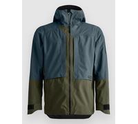 Ortovox - Waterproof and windbreaker Ski jacket - Ravine Plus 3L Jacket M Dark Arctic Grey for Men in Wool - Size S - Blue Blue S