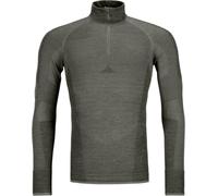 Ortovox - Sous-vêtement en laine de mérinos - 230 Competition Zip Neck M Dark Sage for Men in Wool - Size S - Brown Brown S