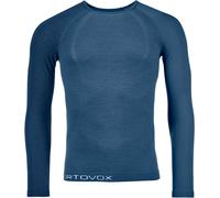 Ortovox - Sous-vêtement thermique - 120 Comp Light LS M Light Nunatak for Men in Wool - Size M - Blue Blue M