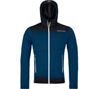 Ortovox - Stretch merino wool hooded fleece - Fleece Light Hoody M Deep Ocean for Men in Softshell - Size L - Blue Blue L