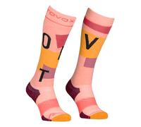 Women's ski socks Ortovox FREERIDE LONG SOCKS COZY W (bloom)