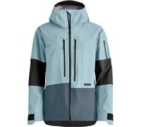Ortovox - Waterproof and windbreaker Ski jacket - Ravine Free 3L Jacket W Glacier Grey for Women in Recycled Polyester - Size M - Blue Blue M