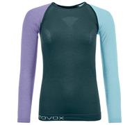 Ortovox 120 Comp Light Long Sleeve - Merino base layer - Women's Dark Arctic Grey XL