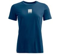 Ortovox - Women's 120 Cool Tec Abstract T-Shirt - Merino shirt size L, blue