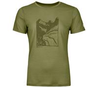 Ortovox - Women's 120 Cool Tec Mountain Cut T-Shirt - Merino shirt size S, olive