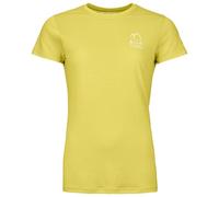 Ortovox - Women's 120 Cool Tec Mountain Duo T-Shirt - Merino shirt size XS, yellow