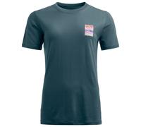 Ortovox - Women's 140 Cool Mountain Gradient T-Shirt - Merino shirt size M, grey